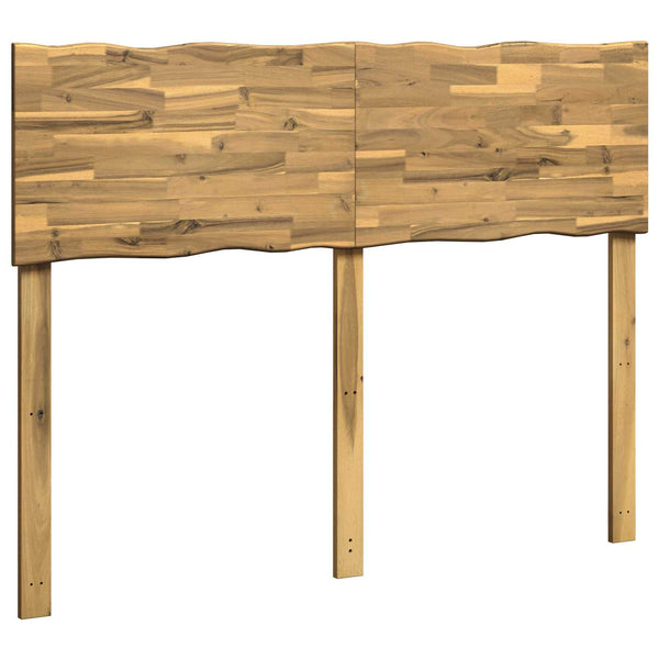 Luonnollinenreunainen sängynpääty ROSTOCK Valkopesu 140 cm