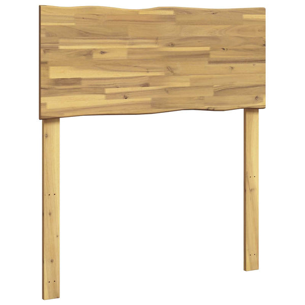 Luonnollinenreunainen sängynpääty ROSTOCK Valkopesu 100 cm