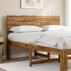 Luonnonreunainen sängynpääty ROSTOCK Luonnollinen 140 cm