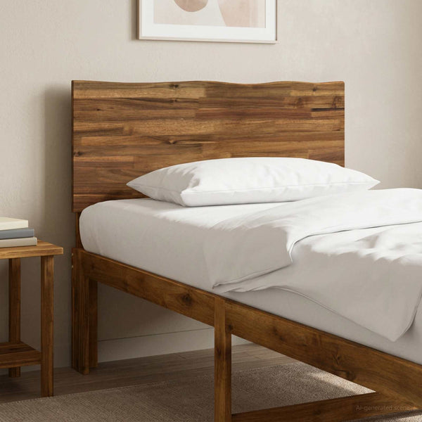 Luonnonreunainen sängynpääty ROSTOCK Luonnollinen 100 cm