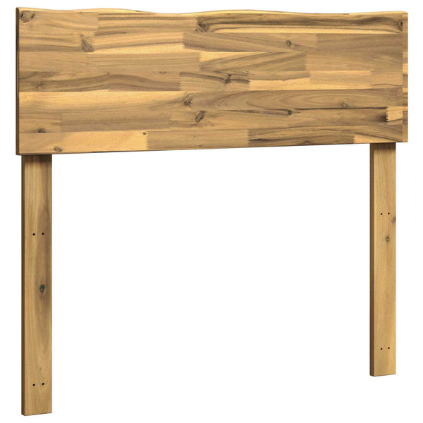 Luonnonreunainen sängynpääty ROSTOCK valkoinen 80 cm