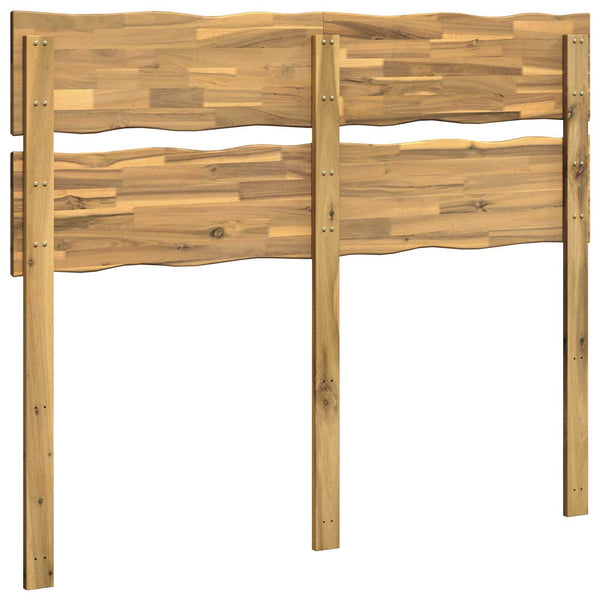Elävä reuna sängynpääty ROSTOCK valkoinen 160 cm