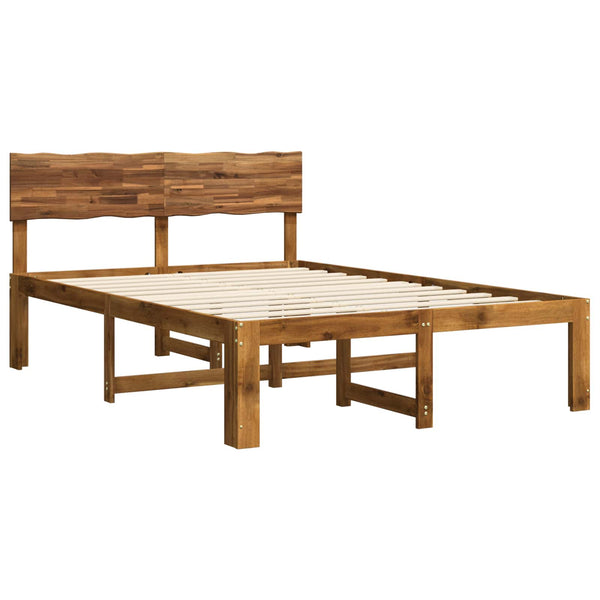 Parivuodekehys päädyn kanssa ROSTOCK Luonnollinen 140 x 200 cm
