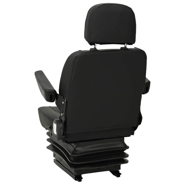 Traktorin istuin jousituksella Musta 56 x 57 x 87 cm