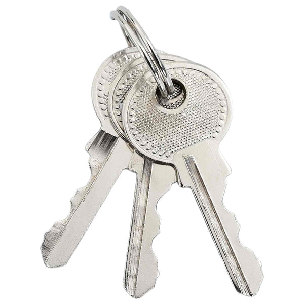 U-lukko avaimilla 50 pcs Messinki Rauta