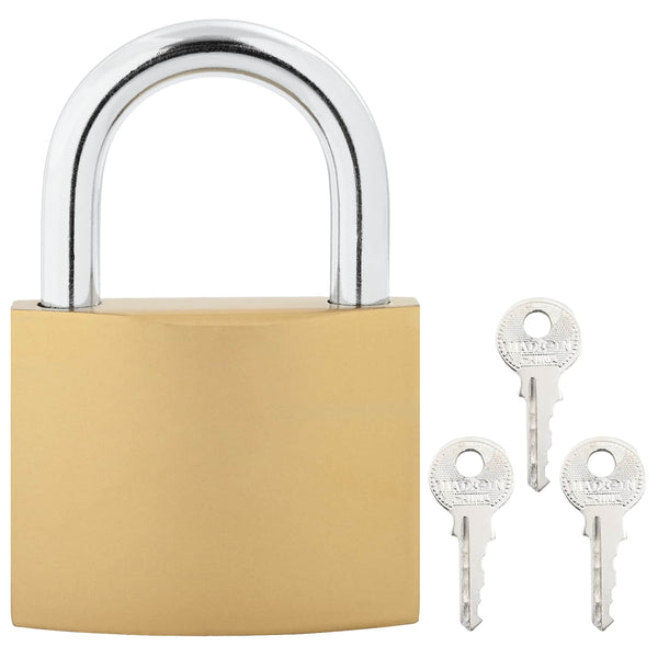 U-lukko avaimilla 2 pcs Messinki Rauta