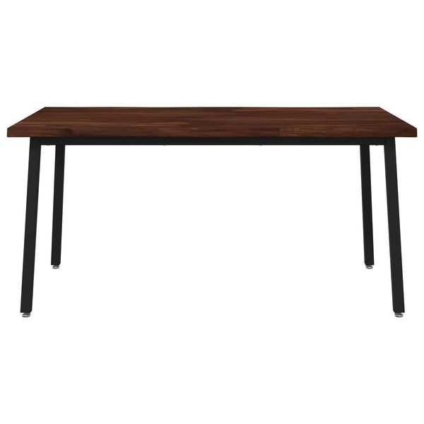 Elävä Reunakynttiläruokapöytä 160 x 80 x 75 cm Tiheä akasiapuu