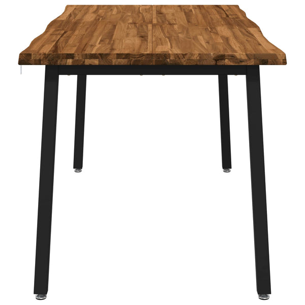 Elävä Reunakynttiläruokapöytä 160 x 80 x 75 cm Tiheä akasiapuu