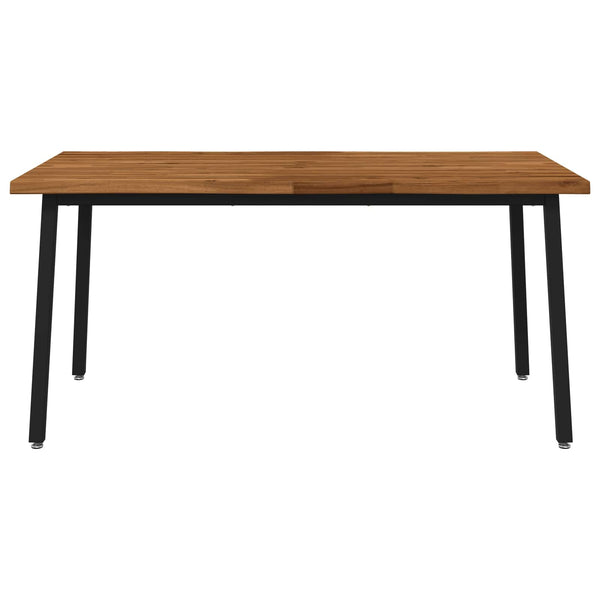 Elävä Reunakynttiläruokapöytä 140 x 90 x 75 cm Tiheä akasiapuu