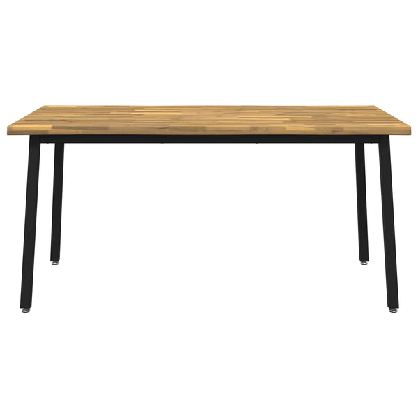 Elävä Reunakynttiläruokapöytä 140 x 90 x 75 cm Tiheä akasiapuu