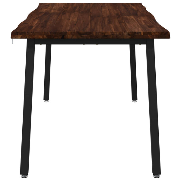 Elävä Reunakynttiläruokapöytä 160 x 90 x 75 cm Tiheä akasiapuu