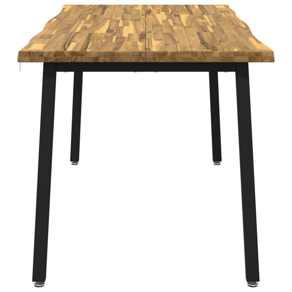 Elävä Reunakynttiläruokapöytä 160 x 90 x 75 cm Tiheä akasiapuu