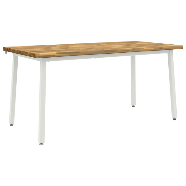 Elävä Reunakynttiläruokapöytä 160 x 90 x 75 cm Tiheä akasiapuu