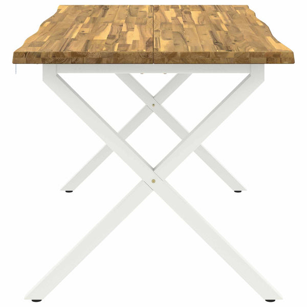 Elävä Reunakynttiläruokapöytä 160 x 70 x 75 cm Tiheä akasiapuu