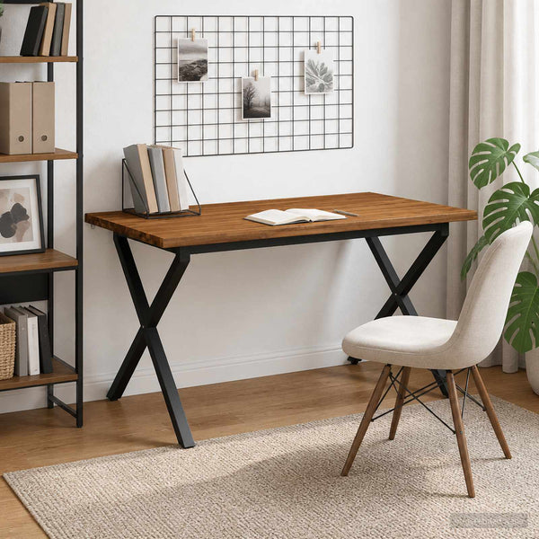 Elävä Reunakynttiläruokapöytä 140 x 80 x 75 cm Tiheä akasiapuu