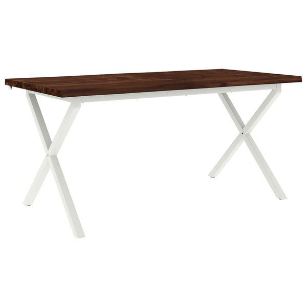 Elävä Reunakynttiläruokapöytä 160 x 80 x 75 cm Tiheä akasiapuu