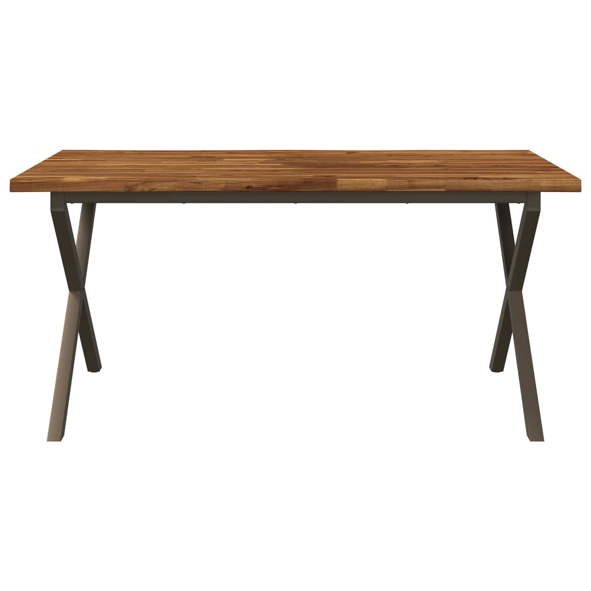 Elävä Reunakynttiläruokapöytä 160 x 80 x 75 cm Tiheä akasiapuu
