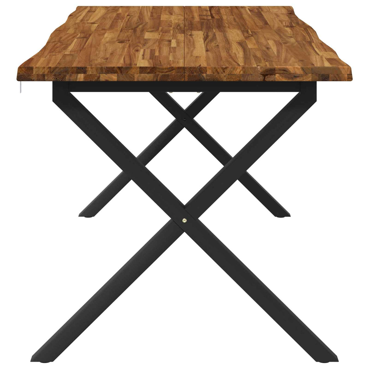 Elävä Reunakynttiläruokapöytä 120 x 90 x 75 cm Tiheä akasiapuu