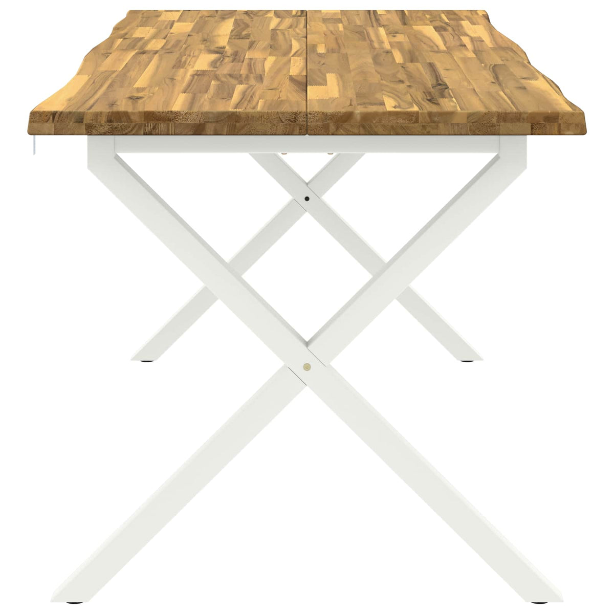 Elävä Reunakynttiläruokapöytä 140 x 90 x 75 cm Tiheä akasiapuu