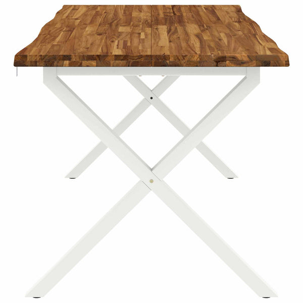 Elävä Reunakynttiläruokapöytä 160 x 90 x 75 cm Tiheä akasiapuu
