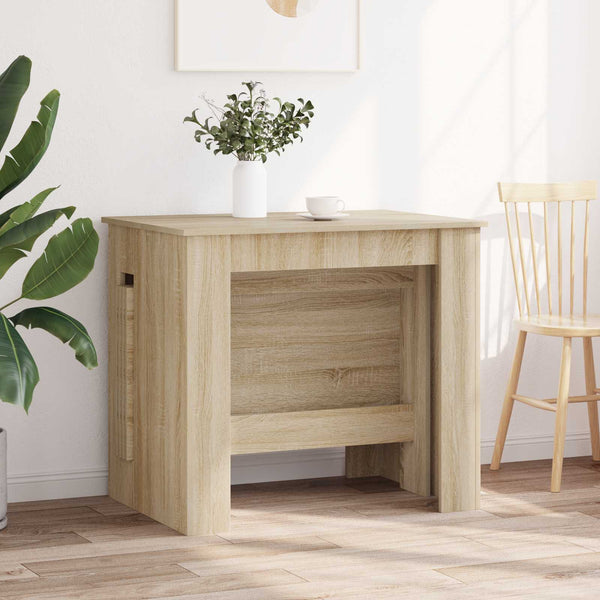 Ruokailupöytä 240 x 85 x 75 cm Tekninen puu Sonoma-tammi