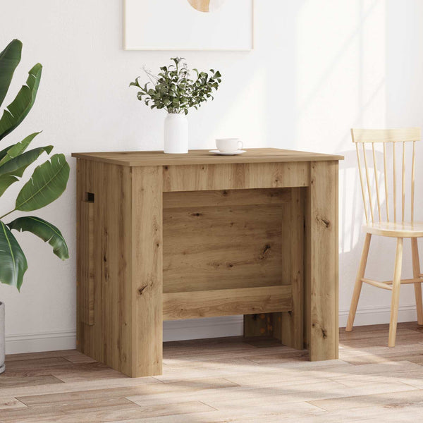 Ruokailupöytä 240 x 85 x 75 cm Tekninen puu Artisaanitammi