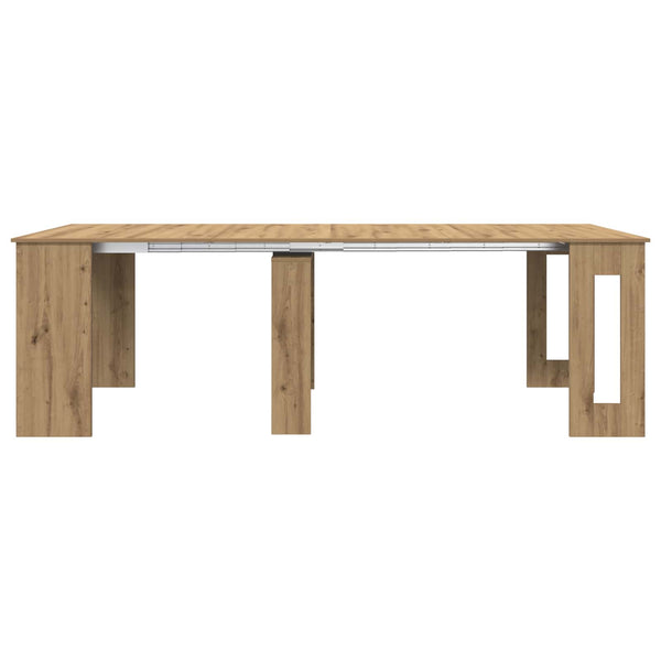 Ruokailupöytä 240 x 85 x 75 cm Tekninen puu Artisaanitammi