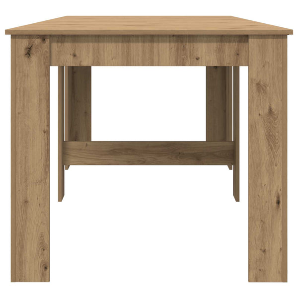 Ruokailupöytä 240 x 85 x 75 cm Tekninen puu Artisaanitammi