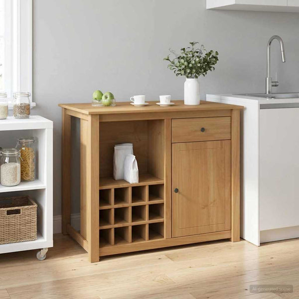 Keittiösaari Setti PANAMA Hunajavaha 112 x 77 x 90 cm