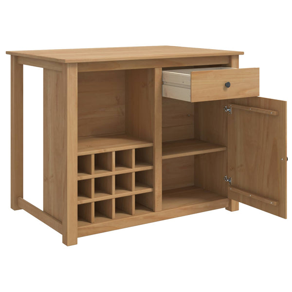 Keittiösaari Setti PANAMA Hunajavaha 112 x 77 x 90 cm