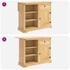 Keittiösaari Setti 3 kpl Hunajavaha 112 x 70 x 91,5 cm