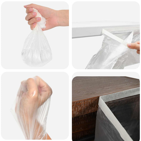 Pölylakana liimalla 6 kpl Läpinäkyvä 240 x 2000 cm HDPE