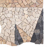 Mosaiikkilaatat tuulen kuvio Monivärinen 120 x 120 cm Marmori