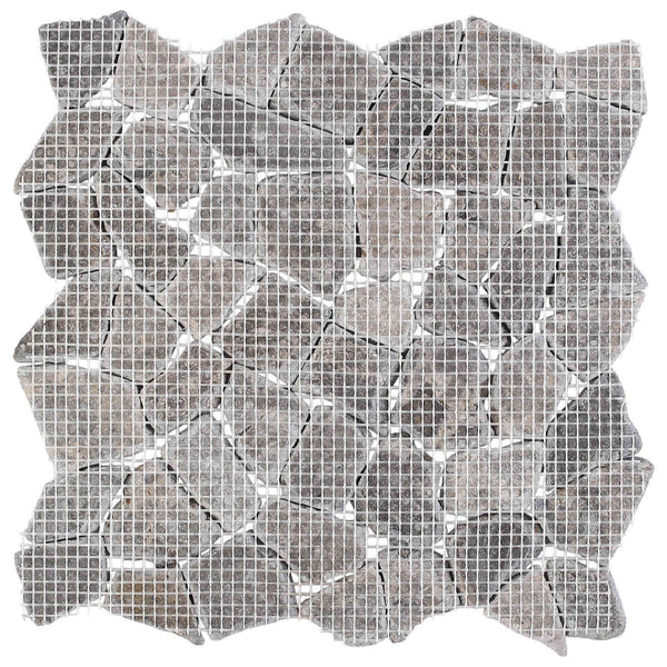 Mosaiikkilaatat Vaaleanharmaa 30 x 30 cm Marmori