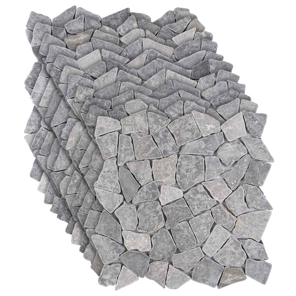 Mosaiikkilaatat Vaaleanharmaa 30 x 30 cm Marmori