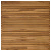 Pöytälevy 80 x 80 x 3,5 cm Neliö Tiikkipuu Luonnollinen