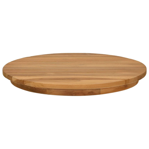 Pöytälevy Ø 40 x 3,5 Pyöreä Tiikkipuu Luonnollinen
