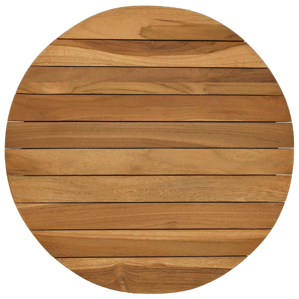 Pöytälevy Ø 40 x 3,5 Pyöreä Tiikkipuu Luonnollinen
