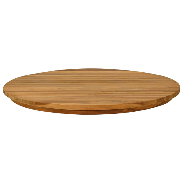 Pöytälevy Ø 60 x 3,5 Pyöreä Tiikkipuu Luonnollinen