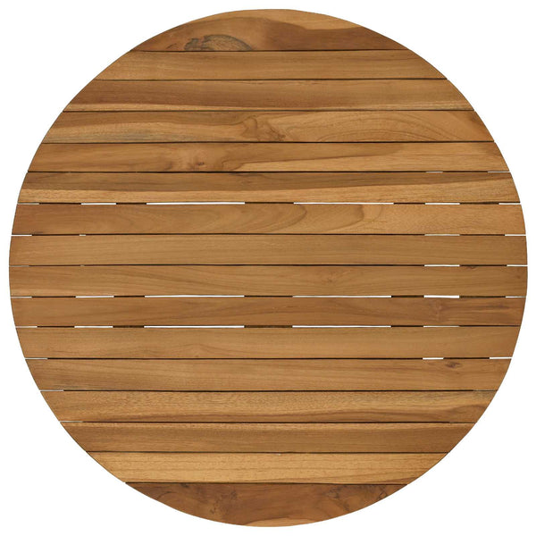Pöytälevy Ø 60 x 3,5 Pyöreä Tiikkipuu Luonnollinen