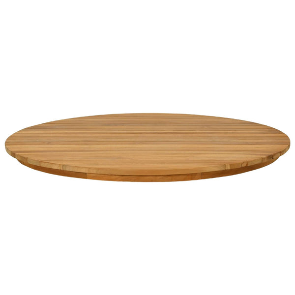 Pöytälevy Ø 70 x 3,5 Pyöreä Tiikkipuu Luonnollinen
