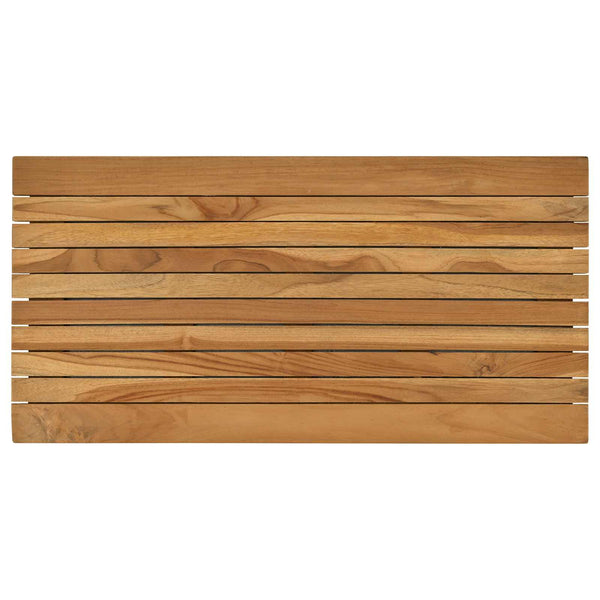 Pöytälevy 80 x 40 x 3,5 cm Suorakaide Tiikkipuu Luonnollinen