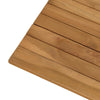 Pöytälevy 100 x 50 x 3,5 cm Suorakaide Tiikkipuu Luonnollinen