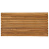 Pöytälevy 110 x 55 x 3,5 cm Suorakaide Tiikkipuu Luonnollinen