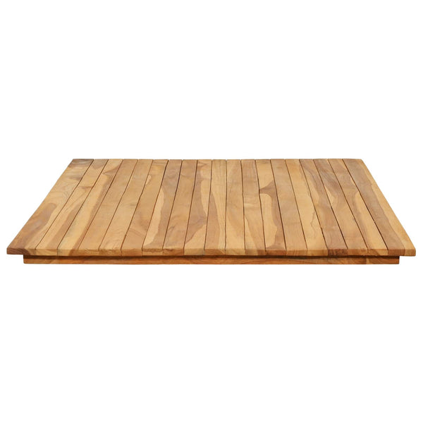 Pöytälevy 120 x 70 x 3,5 cm Suorakaide Tiikkipuu Luonnollinen