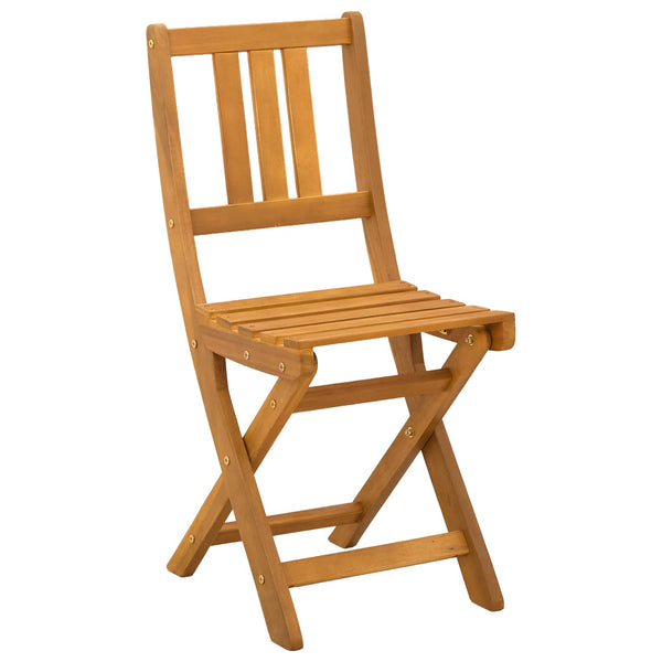 Ulko Bistro Tuolit tyynyllä 8 pcs Luonnollinen 40 x 42 x 85 cm