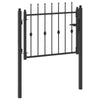 Aitausportti ASTEN 100 x 75 cm Metalli Musta Lukittava