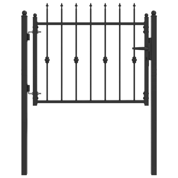Aitausportti ASTEN 100 x 75 cm Metalli Musta Lukittava