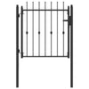 Aitausportti ASTEN 100 x 100 cm Metalli Musta Lukittava