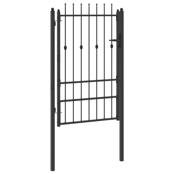 Aitausportti ASTEN 100 x 150 cm Metalli Musta Lukittava